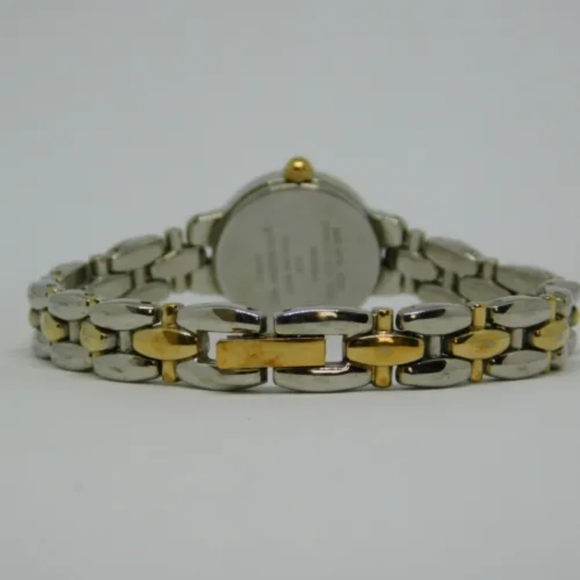 Vintage Anne Klein II 10/3040-1 Two Tone Quartz Women's Watch Sz. 6 1/4" - Picture 4 of 4
